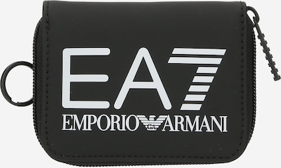 EA7 Emporio Armani Naudas maks, krāsa - melns / balts, Preces skats