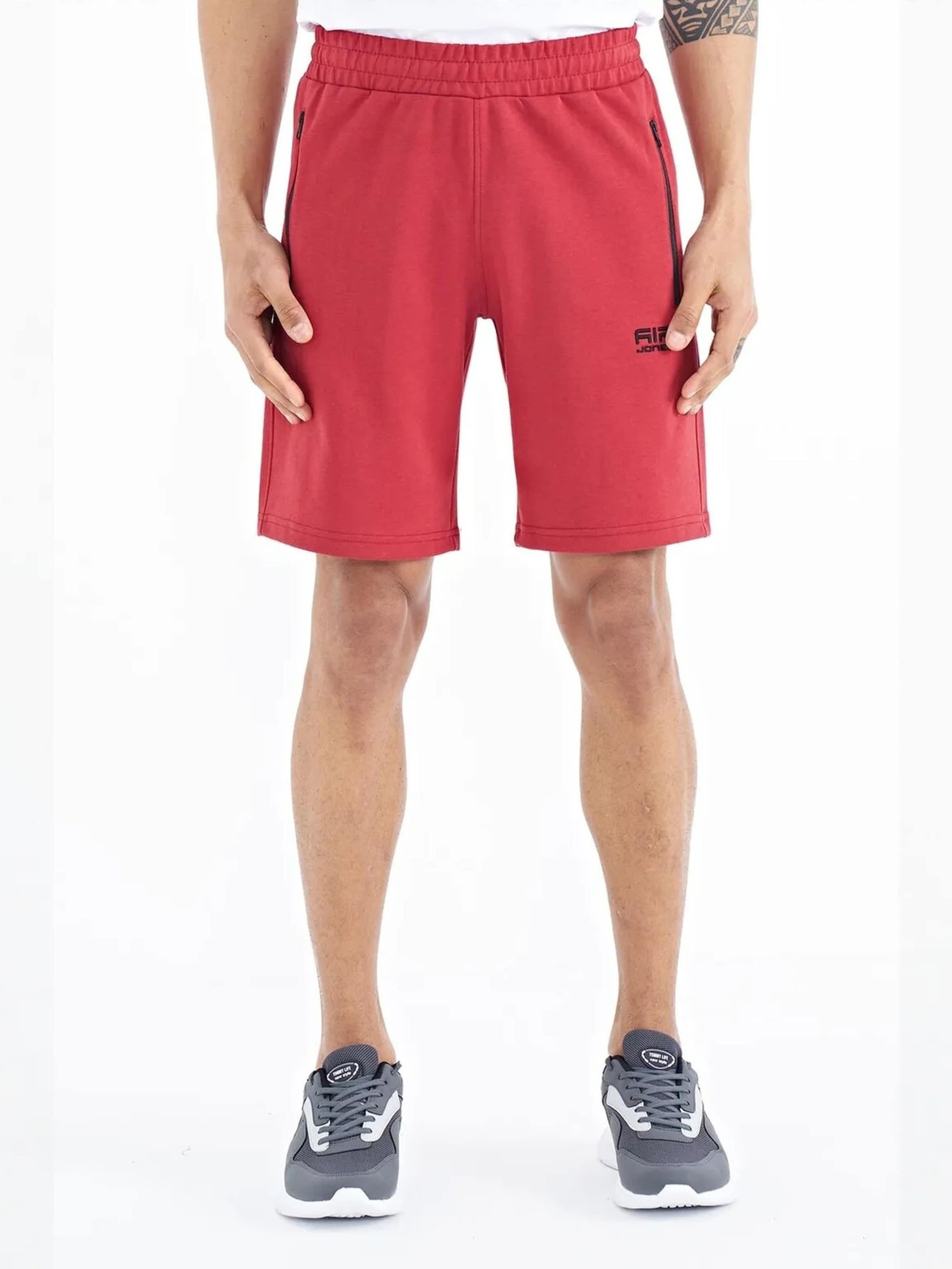 Tommy Life Trousers in Red: front