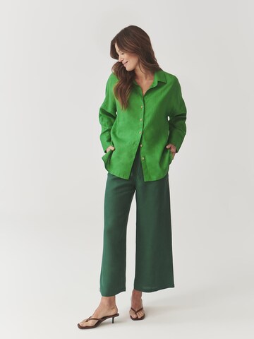 TATUUM Wide leg Broek 'PULIO 1' in Groen