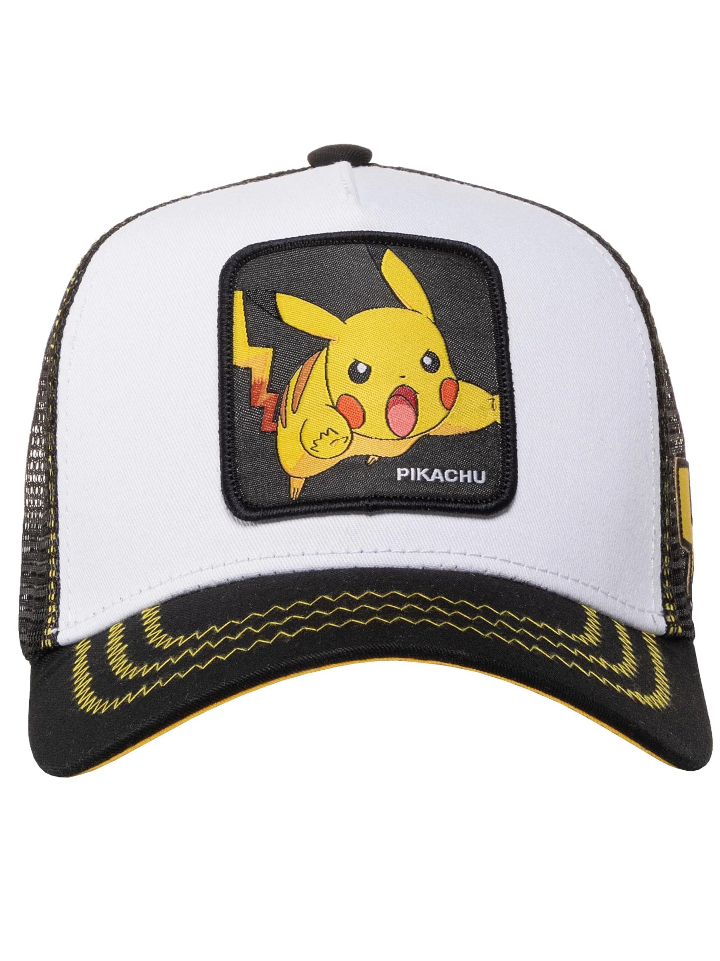 Capslab Cap 'Freegun Pokemon Pikachu' in White