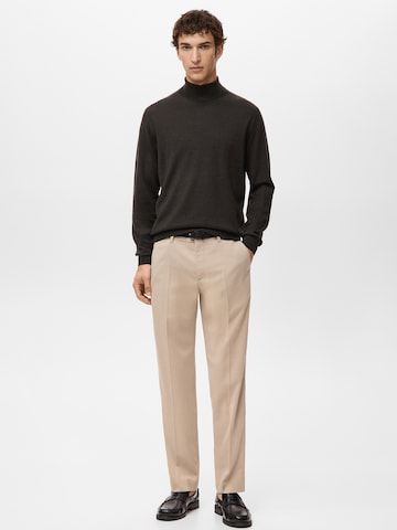 MANGO MAN Tröja 'Willyt' i brun