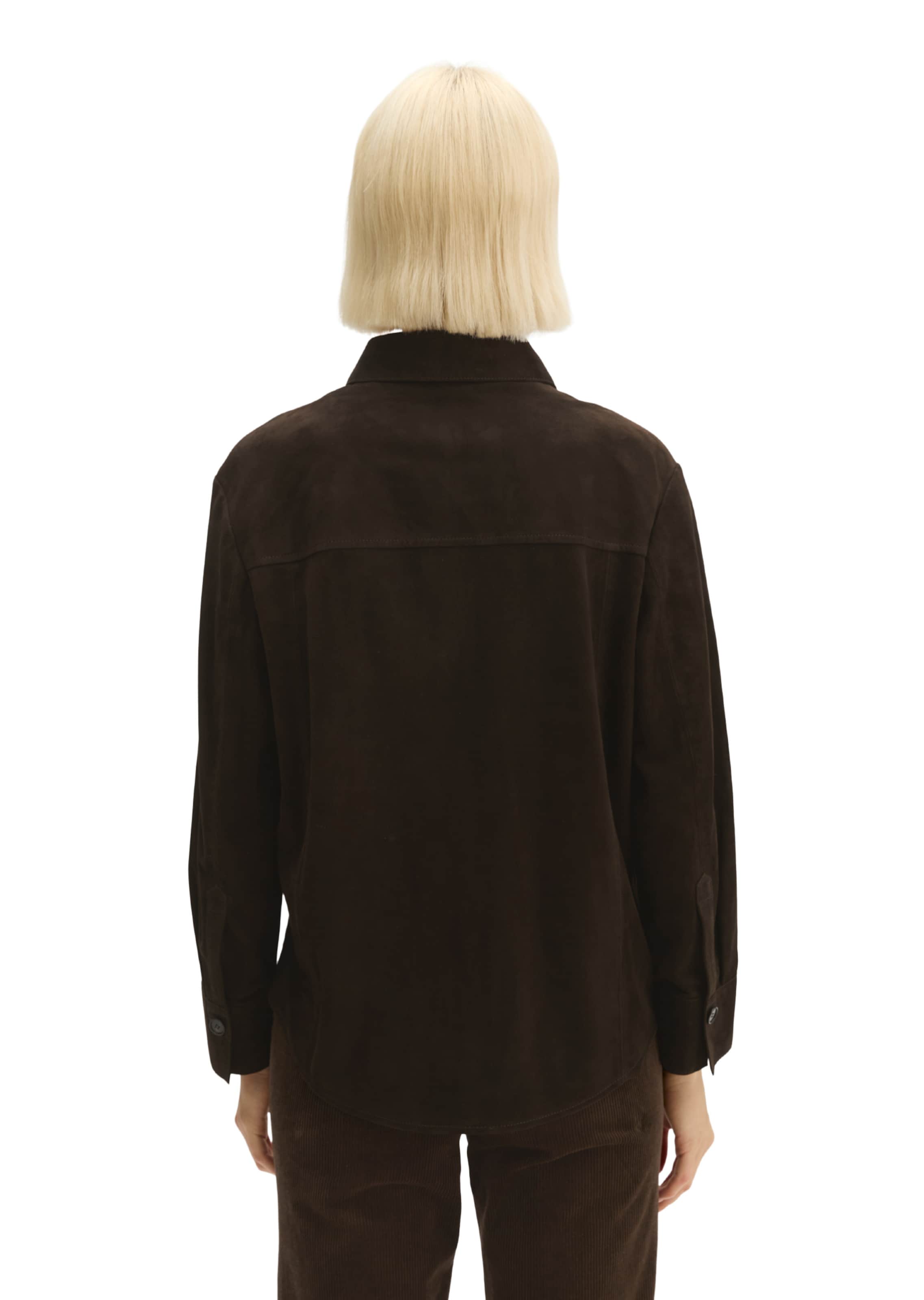 Marc O'Polo Bluse in Braun: Rückseite