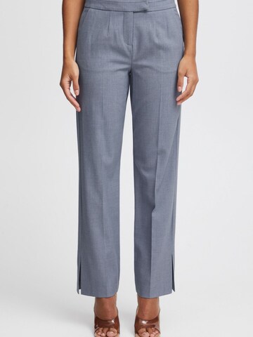 regular Pantaloni con piega frontale 'Danta' di b.young in blu: frontale