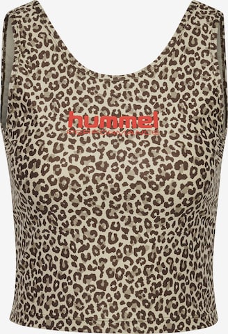 Hummel Sporttop 'Fast' in Braun: Vorderseite
