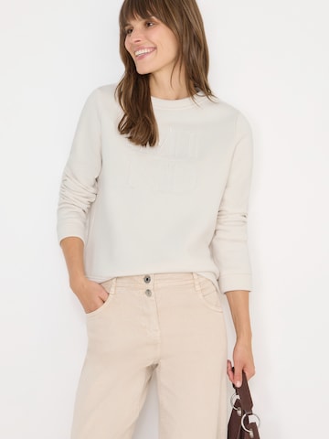 CECIL Sweatshirt i beige: framsida