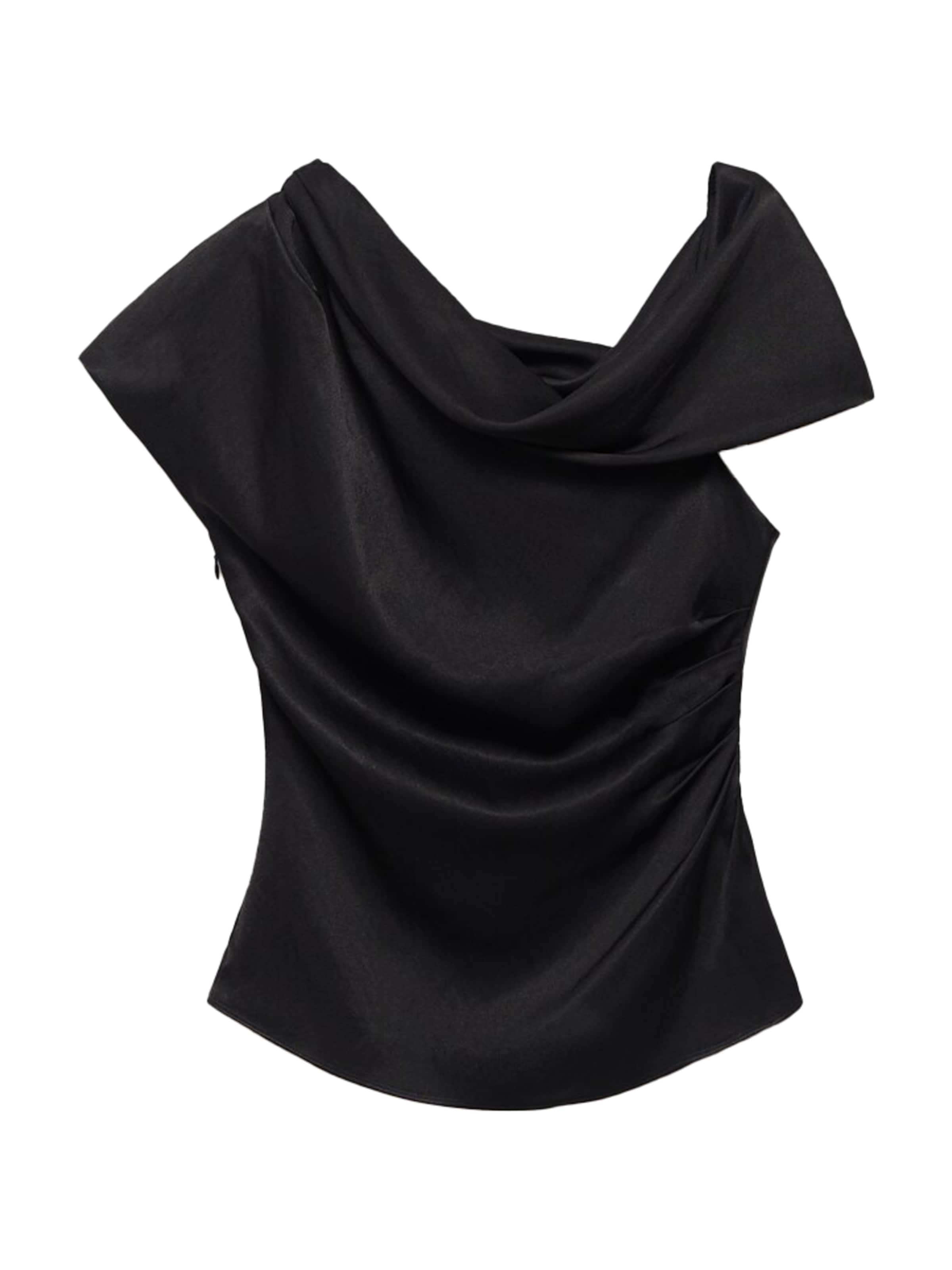 MANGO Pusero 'Sandrix' värissä musta: etupuoli