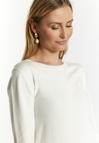 Pull-over 'Nowles' usha BLACK LABEL en blanc