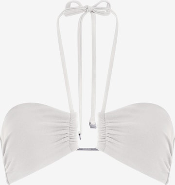 Calvin Klein Swimwear Bikinitop in Wit: voorkant