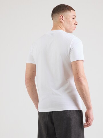 Hackett London Μπλουζάκι σε λευκό: πίσω