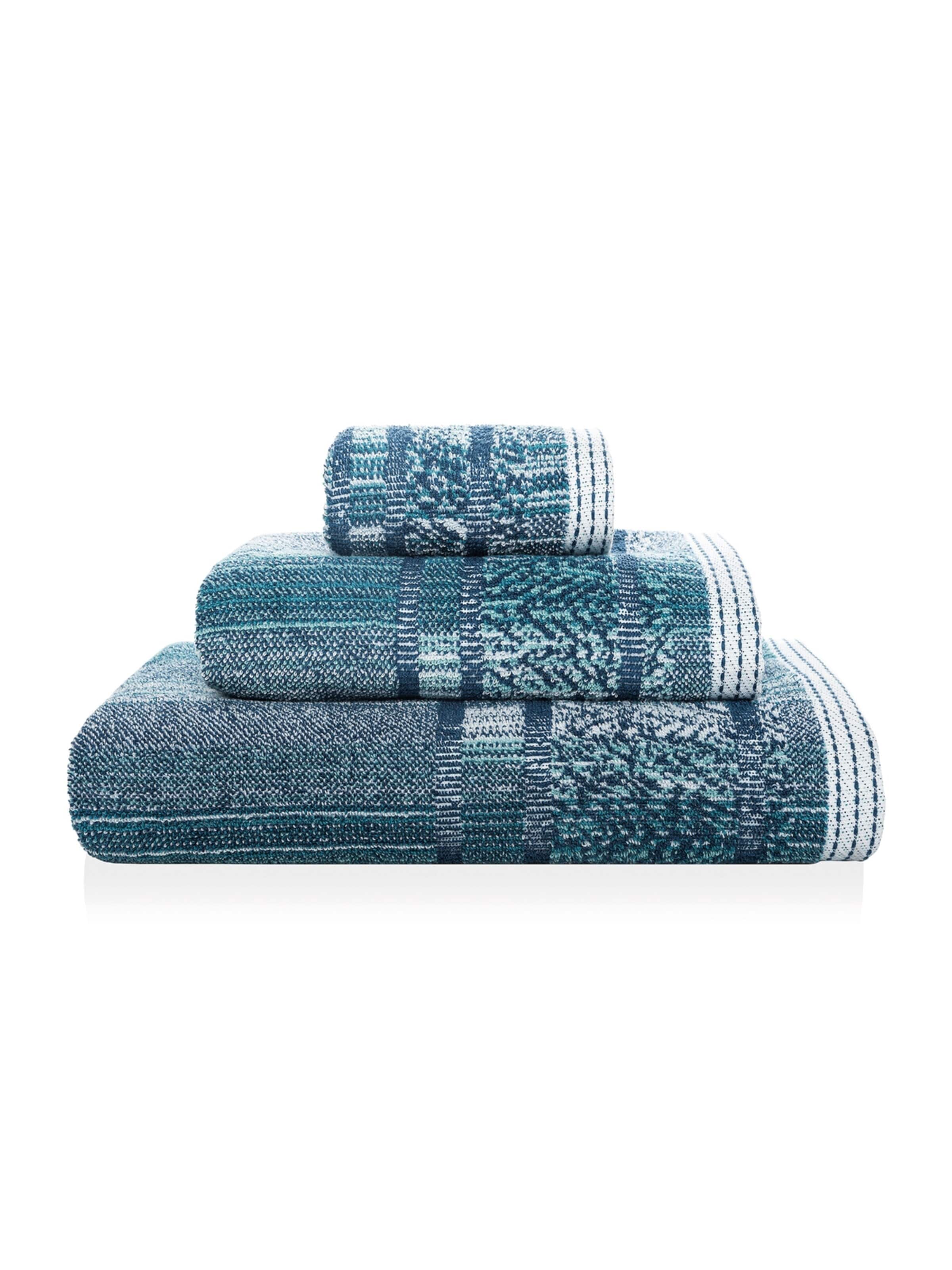 Sorema Towel 'MAZE' in Blue: front