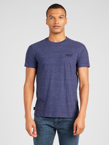 Superdry - Camiseta en azul: frente