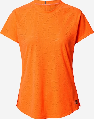 new balance Sportshirt 'FUEL' in safran / schwarz, Produktansicht