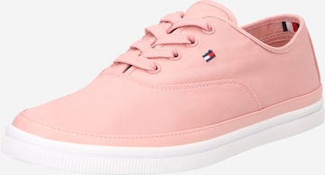 TOMMY HILFIGER Trampki niskie w kolorze różowy: przód