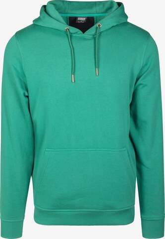 Urban Classics Sweatshirt in Groen: voorkant