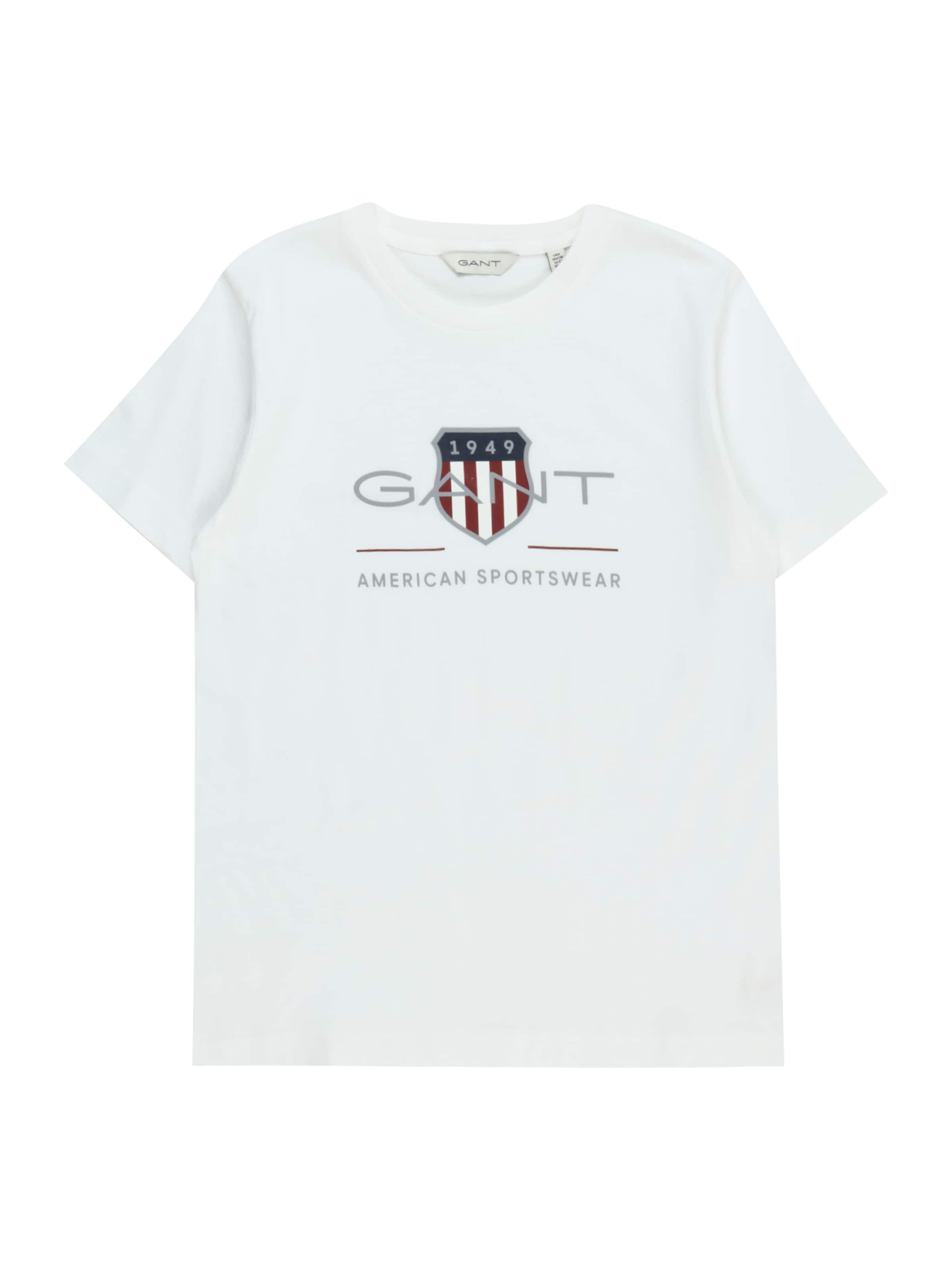 GANT Shirt in Wit: voorkant