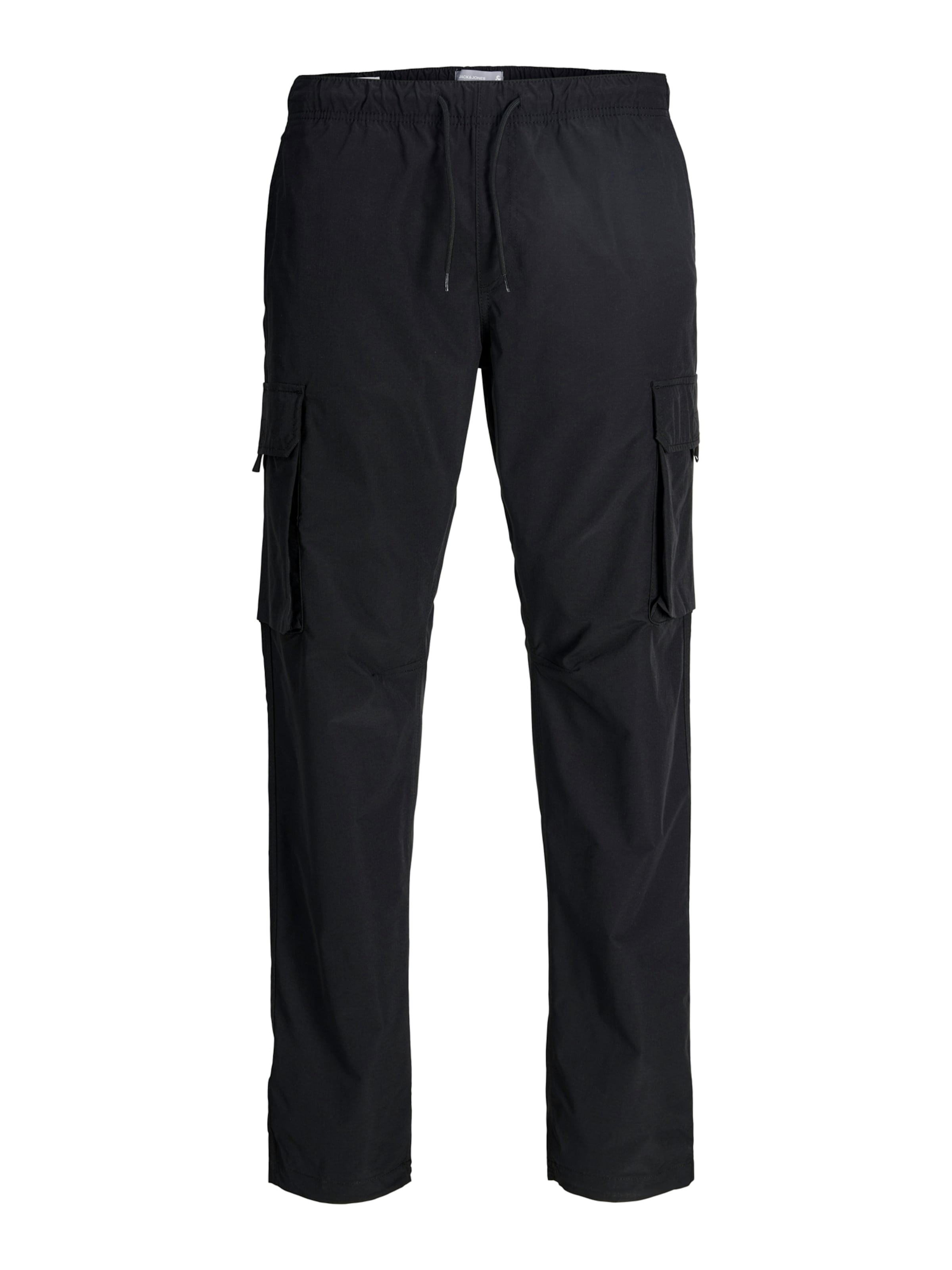 regular Pantaloni cargo 'JPSTKANE IVAN' di JACK & JONES in nero: frontale