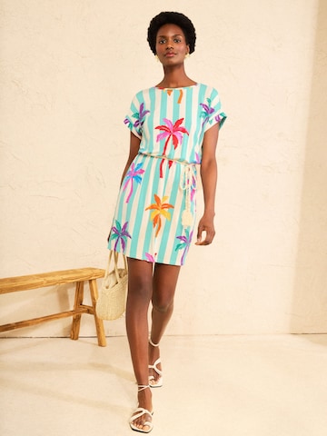 love & roses Jurk in Blauw