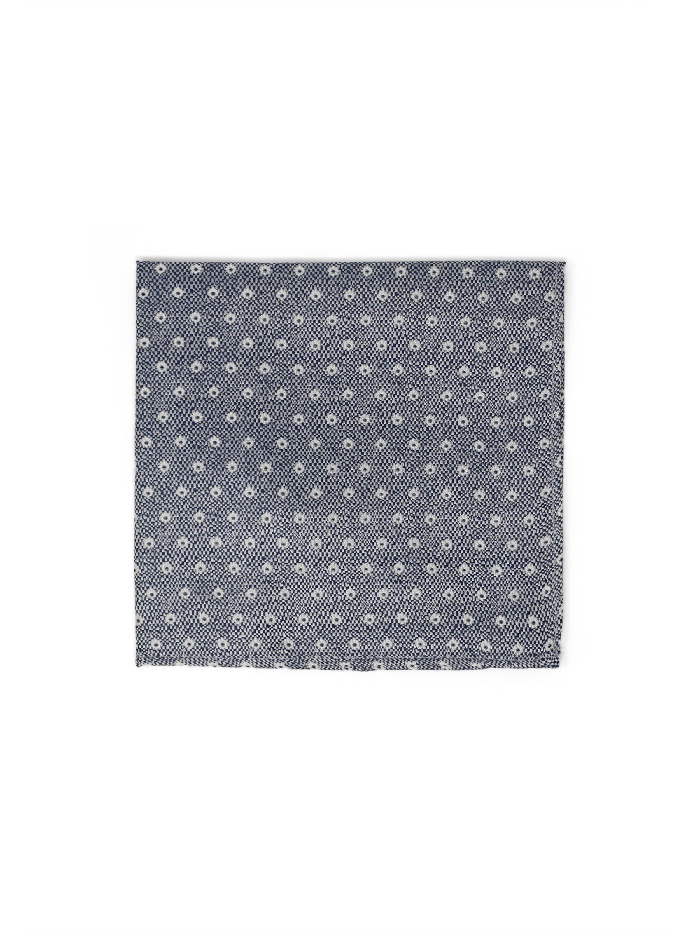 Real Guys Pocket Square in Blue: front