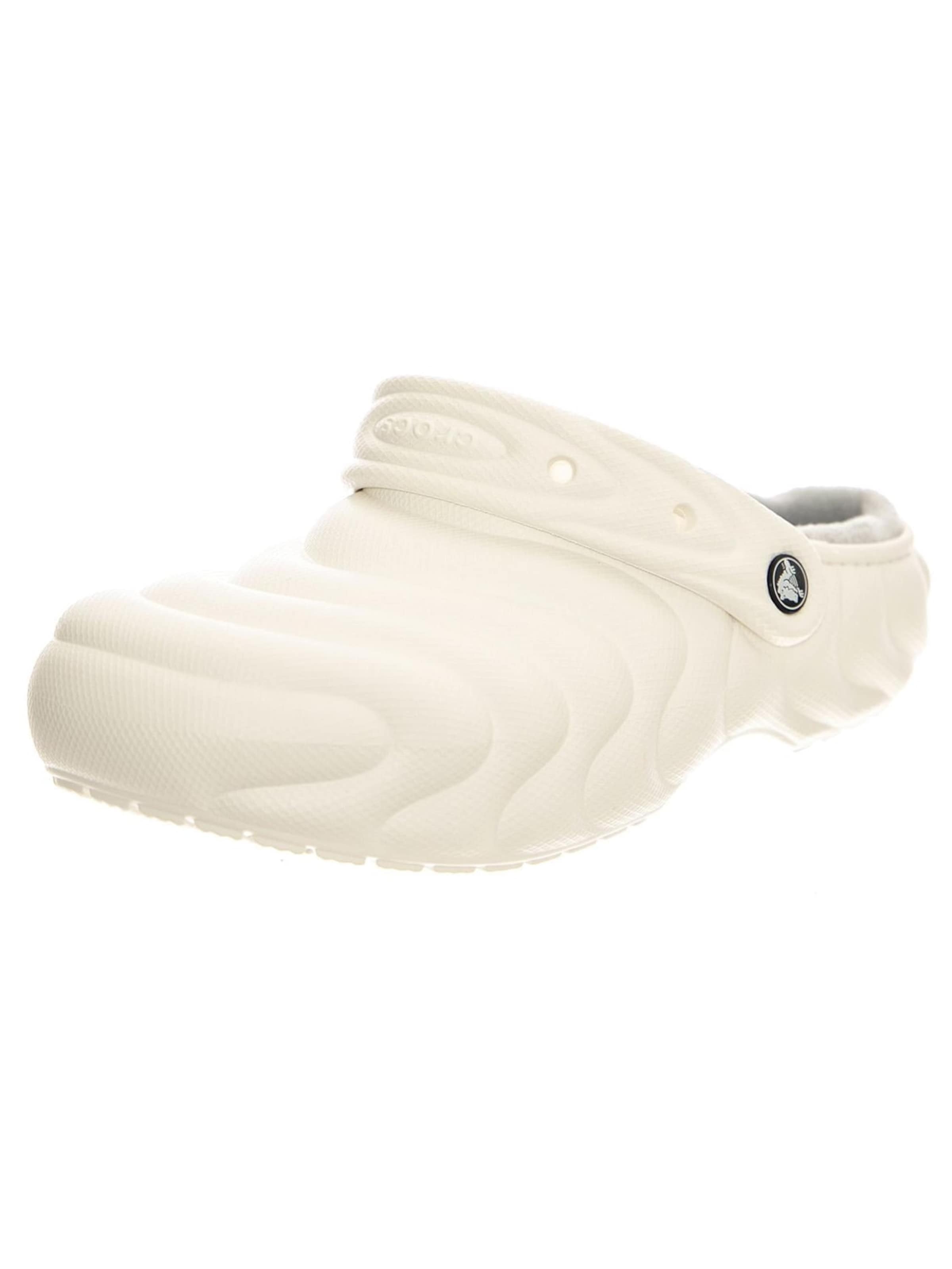 Crocs Clogs 'Classic Lined Overpuff Clog WHI'‌‌‌‌‌‌‌‌ in Weiß: Vorderseite