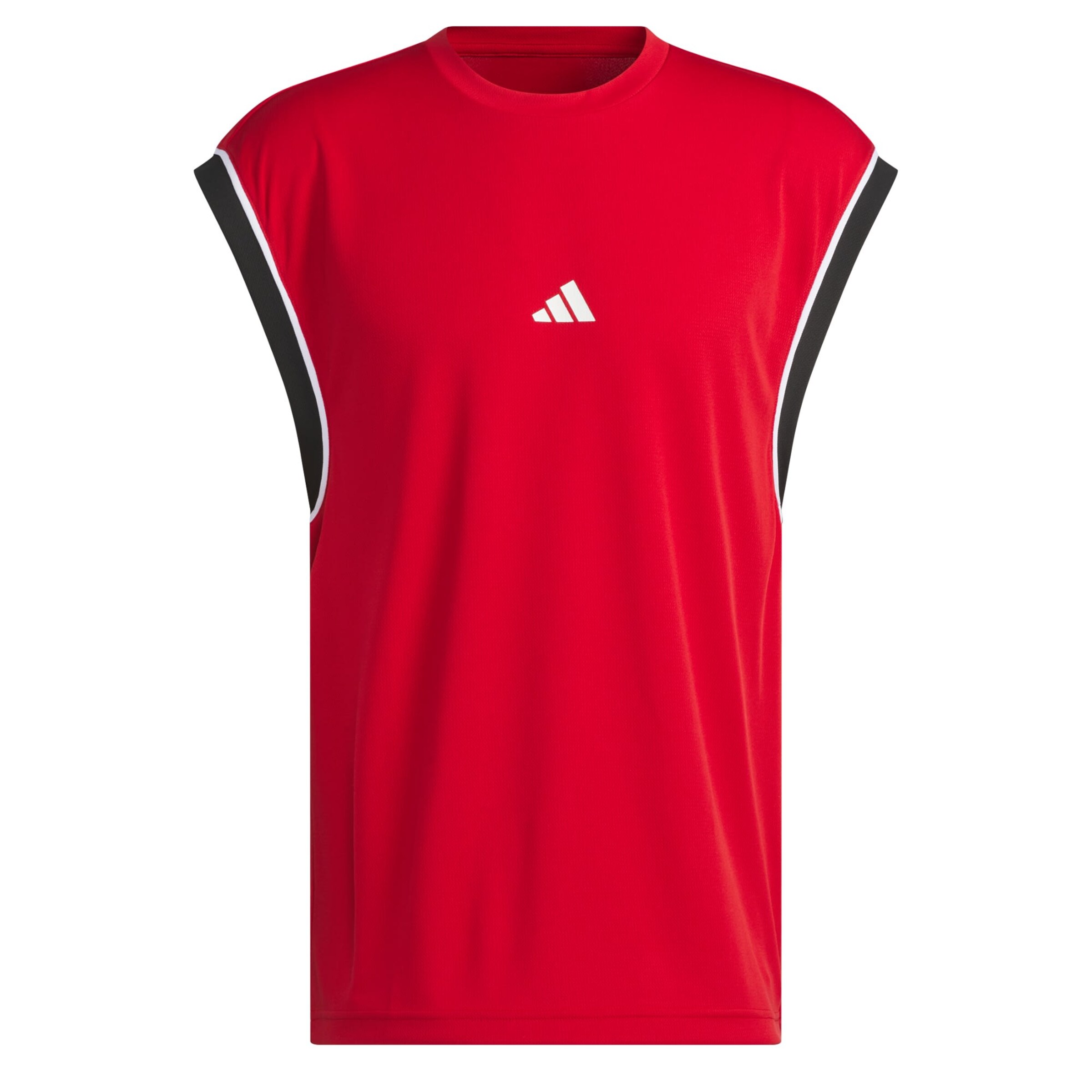 ADIDAS PERFORMANCE Functioneel shirt 'Basketball All-World Sleeveless' in Rood: voorkant