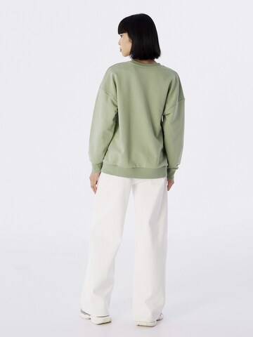 Sweat-shirt Twist en vert