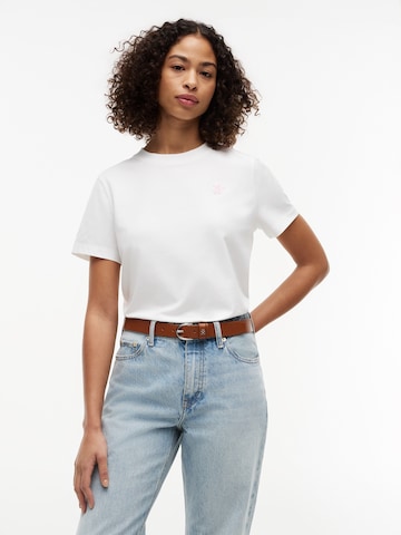 Maglietta di TOMMY HILFIGER in bianco: frontale