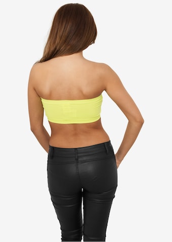 Urban Classics Bandeau Top in Gelb