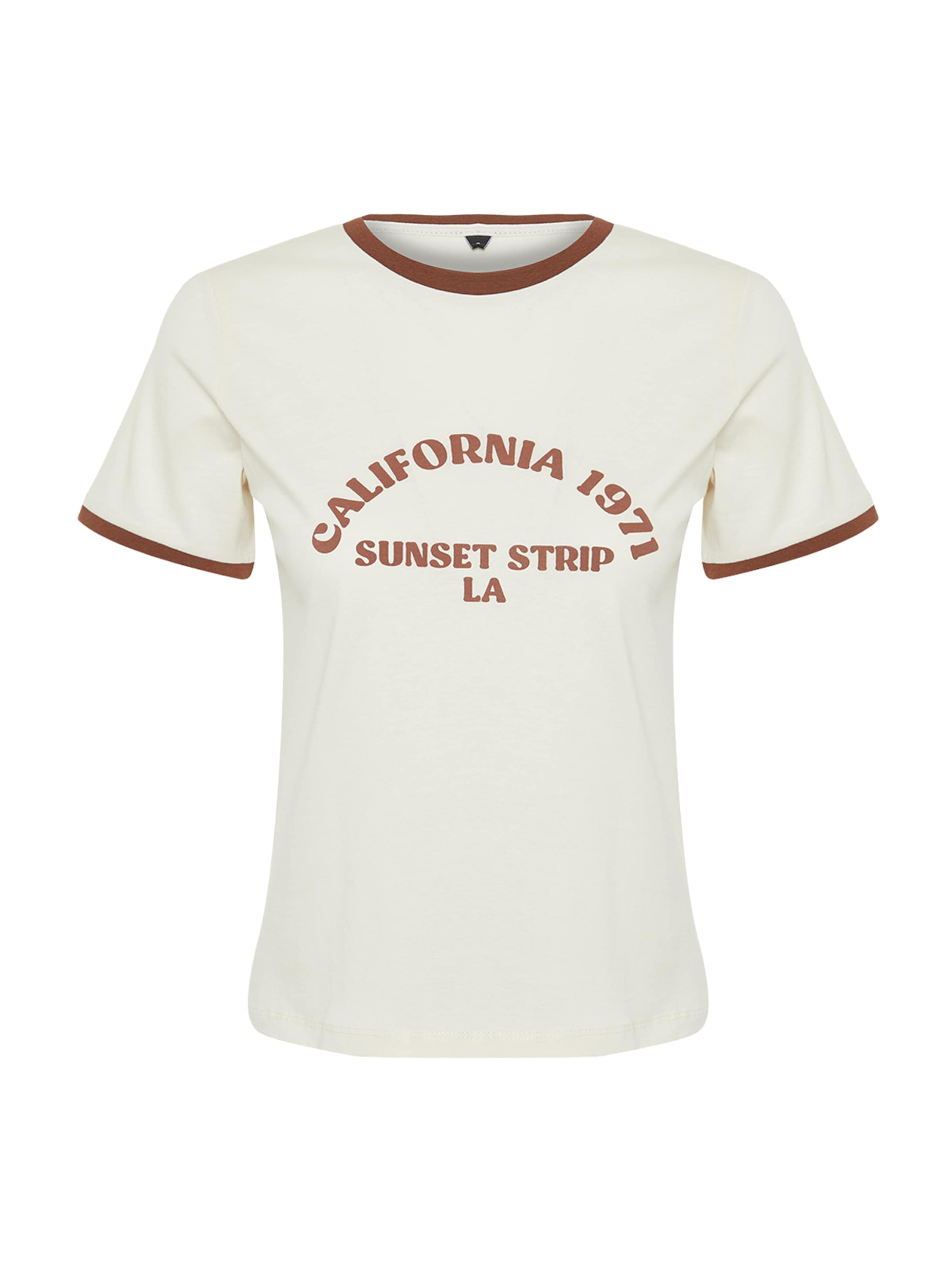 Trendyol Shirt in White: front
