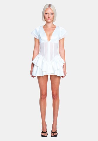 OW Collection Coctailkjole 'Aurelia' i hvid