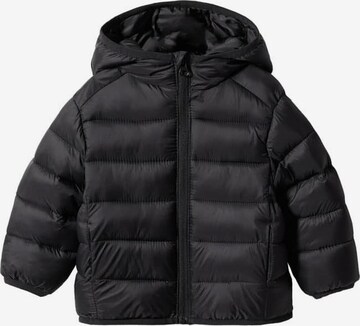 MANGO KIDS Zimska jakna 'Unicob' | črna barva: sprednja stran