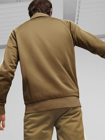 PUMA - Chaqueta deportiva 'Puma T7 Iconic' en marrón