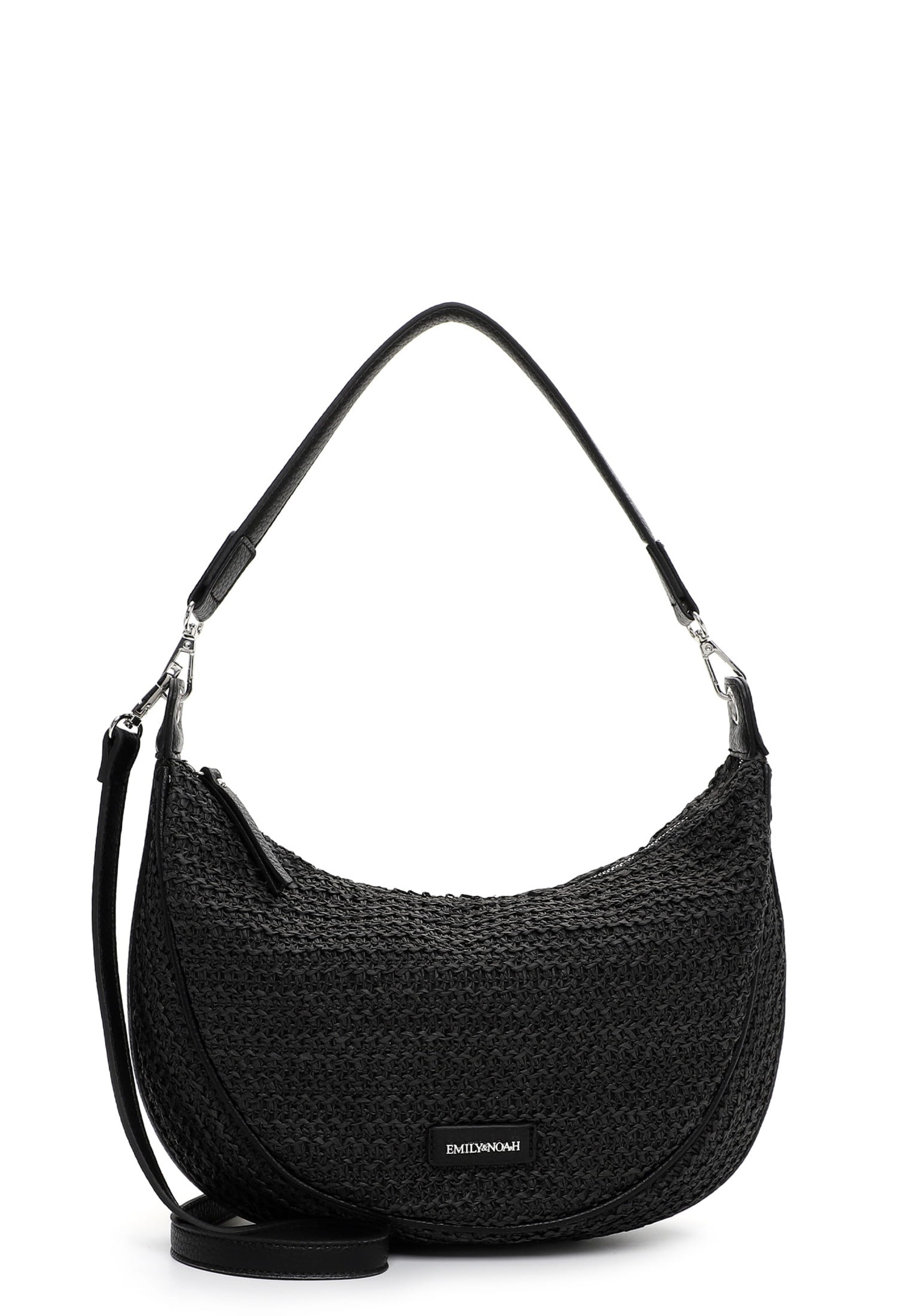 Emily & Noah Skuldertaske 'Elda' i sort: forside