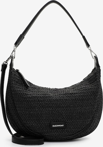 Emily & Noah Schultertasche 'Elda' in Schwarz: Vorderseite