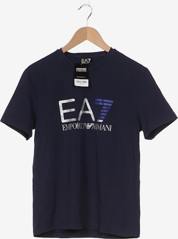 EA7 Emporio Armani T-Shirt L in Blau: predná strana