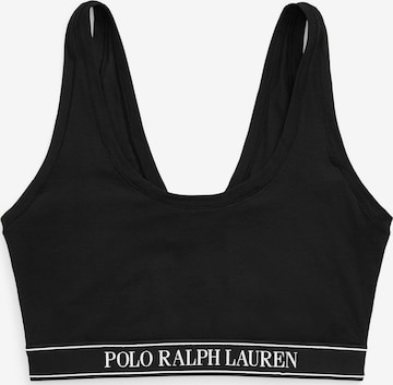 Polo Ralph Lauren BH ' Built Up Bralette - Polo Essentials ' in Zwart: voorkant