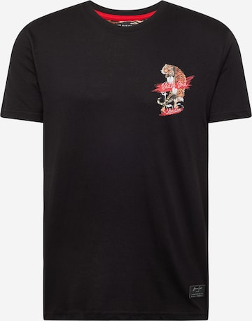 BRAVE SOUL T-shirt '149KALINE' i svart: framsida