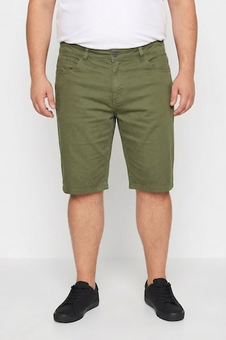 Boston Park Regular Jeans 'Bermuda' in Green