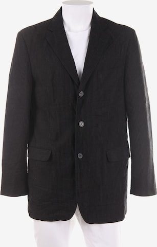 Via Cortesa Baumwoll-Blazer L-XL in Schwarz: predná strana