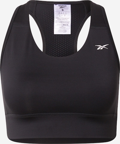 Reebok Soutien-gorge de sport 'Essentials' en noir / blanc, Vue avec produit