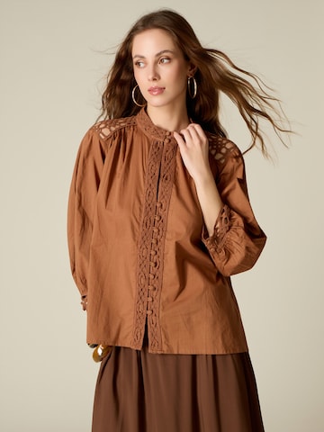 Chemisier oltre en marron