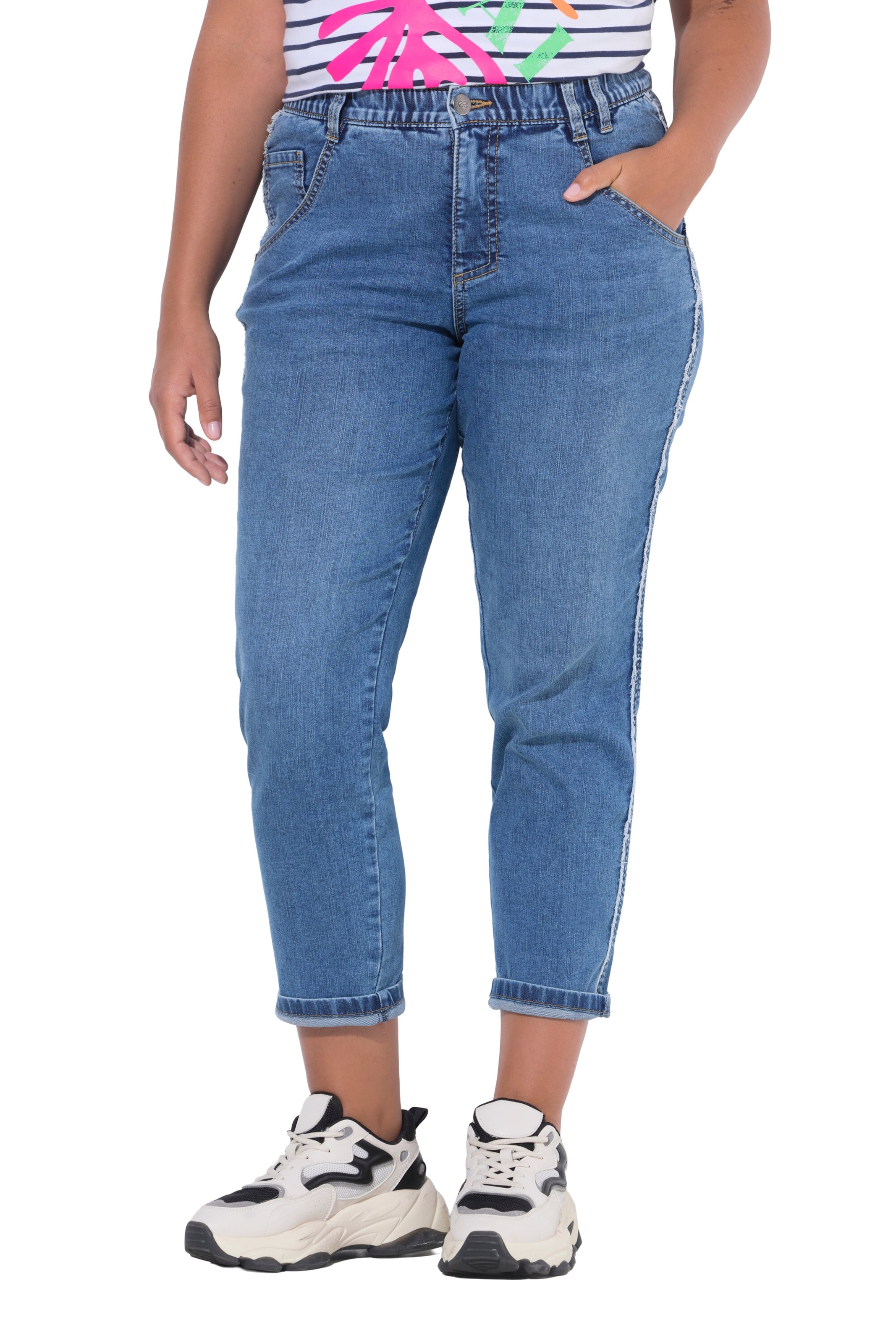 LAURASØN Slimfit Jeans in Blau: Vorderseite