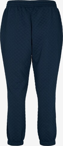 Zizzi Tapered Broek 'Mamila' in Blauw