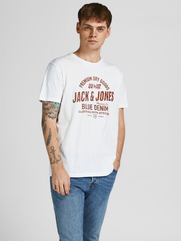 JACK & JONES Póló - fehér: elől