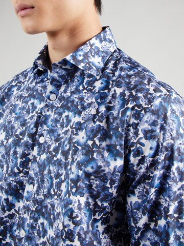 Lindbergh Regular Fit Hemd in Blau