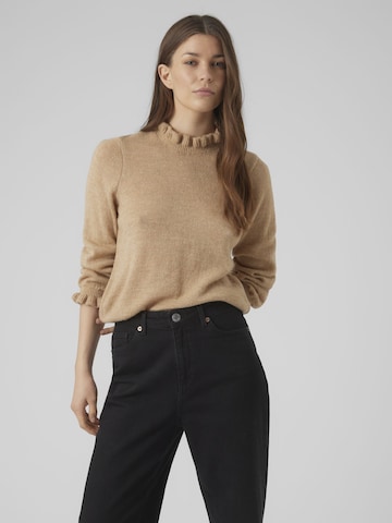 VERO MODA Trui in Bruin: voorkant