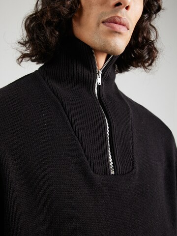 JACK & JONES Pullover 'JORFREDERIKSBERG' in Schwarz