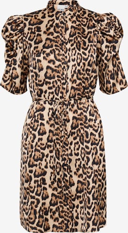 ICHI Blousejurk 'Nina' in Bruin: voorkant