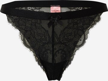 Slip 'Linny' di Hunkemöller in nero: frontale