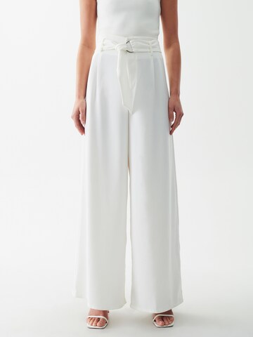 Wide Leg Pantalon 'DIDDY PANTS' Willa en blanc : devant