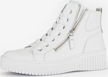 GABOR High-Top Sneakers in White: front